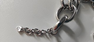Pulsera Stradivarius eslabones plateada