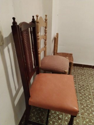 Conjunto de 3 sillas de comedor