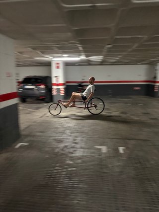 Bicicleta Reclinada años 90