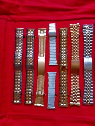 Correas de reloj acero, oro y bicolor