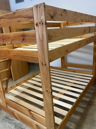 Litera Matrimonio + Cama Individual Madera
