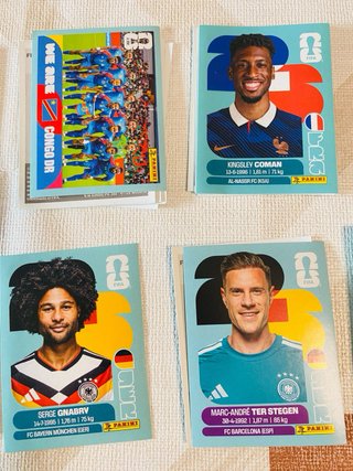 Lote cromos Mundial Panini 50+4