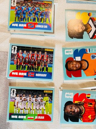 Lote cromos Mundial Panini 50+4