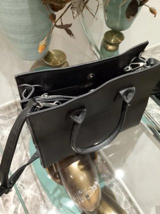 Bolso de mano negro mujer