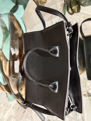 Bolso de mano negro mujer