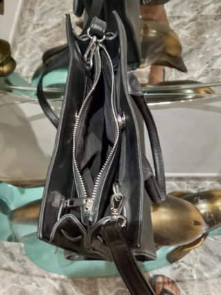 Bolso de mano negro mujer