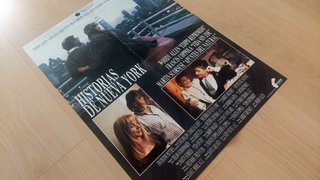 Cartel VIDEOCLUB Historias de Nueva York (1989)
