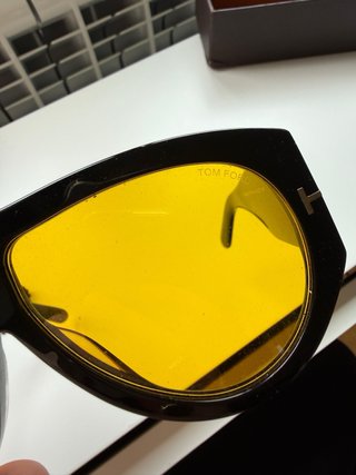 Gafas Tom Ford Bronson Negras y Amarillas