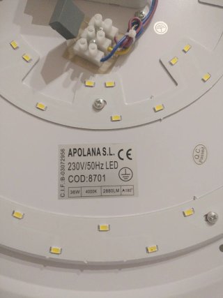 Lámpara de techo moderna