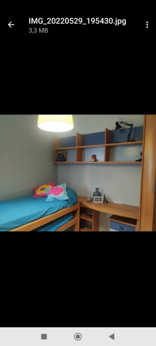 Dormitorio juvenil COMPLETO  2 armarios y cajonera