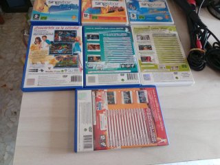 Lote 7 Juegos Singstar PS2 + Micrófonos