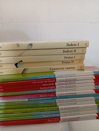 Libros recetarios variados