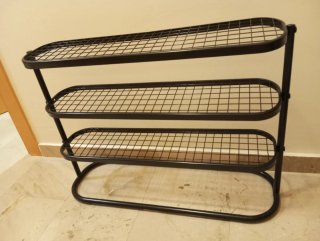 Zapatero Alganas Ikea Negro