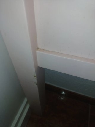 Cabecero infantil madera rosa 105 cm