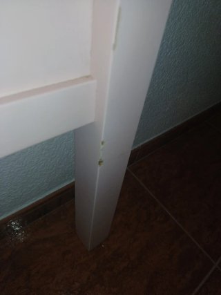 Cabecero infantil madera rosa 105 cm
