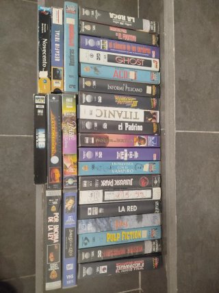 Lote Películas VHS Acción, Crimen, Drama, Sci-Fi