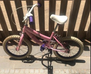 Bicicleta infantil rosa Princesa