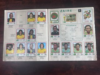 Álbum Mundial Fútbol 74 Vulcano