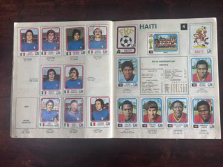 Álbum Mundial Fútbol 74 Vulcano