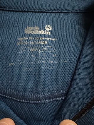 Maglia Jack Wolfskin uomo blu e nera