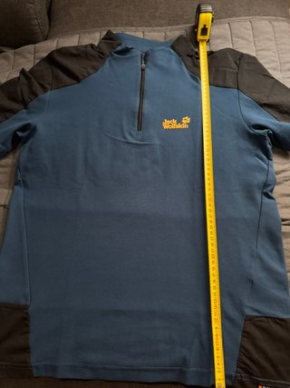 Maglia Jack Wolfskin uomo blu e nera