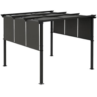 Cenador Exterior 3x3m Techo Deslizante