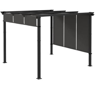 Cenador Exterior 3x3m Techo Deslizante