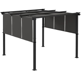 Cenador Exterior 3x3m Techo Deslizante