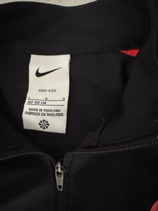 Chándal niño CR7 Nike negro/rojo