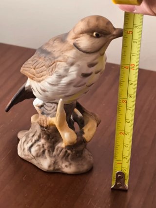Figura de zorzal años 80