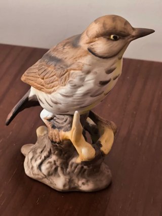 Figura de zorzal años 80