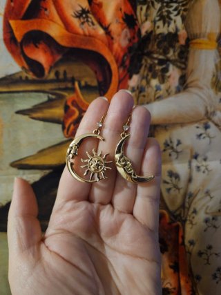 Pendientes Golden Astral