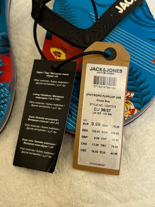 Ciabatte Jack&Jones Tg 36/37