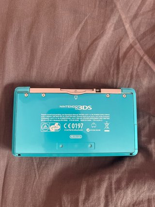 Nintendo 3DS Blu con caricatore