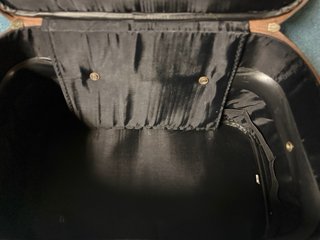 Beauty case rigido da viaggio tartan