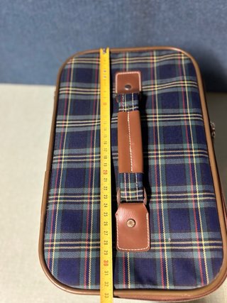 Beauty case rigido da viaggio tartan