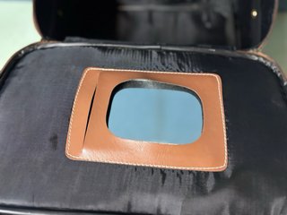 Beauty case rigido da viaggio tartan