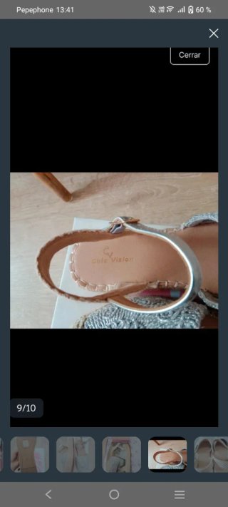 Sandalias esparto beige y plata