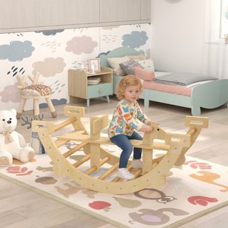 Arco Montessori in Legno per Bambini 2-4 Anni Conv