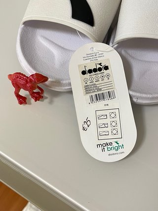 Ciabatte Diadora bianche nere taglia 36