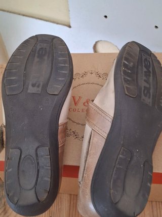 Zapatos Suave Beige/Marrón Talla 38