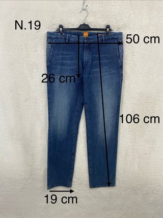 Pantalone classico di jeans Boss orange US 38