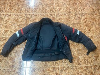 Chaqueta de Moto 4 Estaciones Negra/Roja TALLA L
