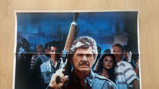 Cartel Original Yo Soy La Justicia II (1987)