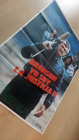 Cartel Original Yo Soy La Justicia II (1987)