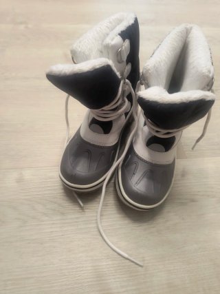 Lote 2 pares botas nieve infantiles