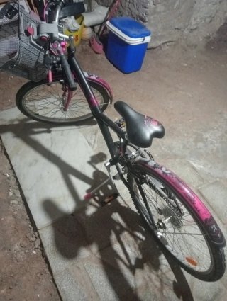 Bicicleta Btwin niña rosa 24
