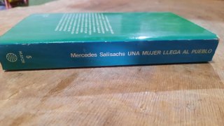 Una mujer llega al pueblo