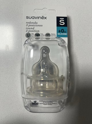 Tetinas Biberón Suavinex Redonda 3 Posiciones