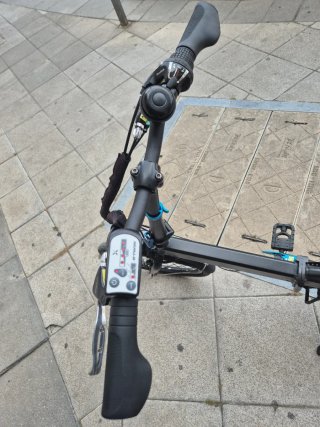 Bicicleta eléctrica plegable btwin